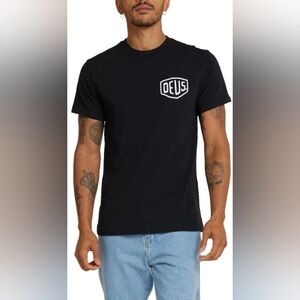 Deus Ex Machina The Venice Address Tee Black Size XS Organic Cotton BNWT